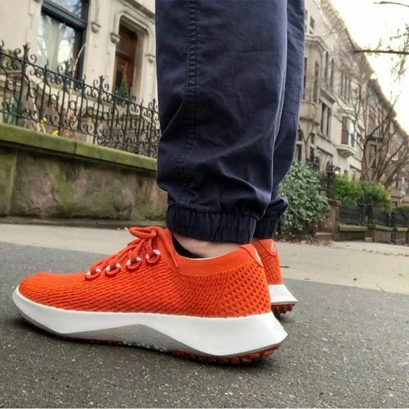 Womens Orange Allbirds Tree Dasher Style  Running Lace Up Shoes Sneakers Size 6 - Picture 1 of 13